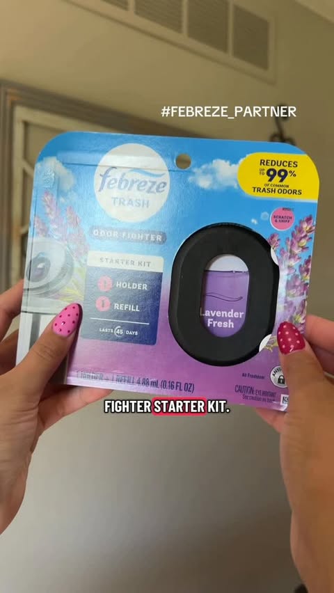 Instagram post by @brittneybobay for Febreze. Caption reads: #FEBREZE_PARTNER 2 under 2 + pets means our trash....
