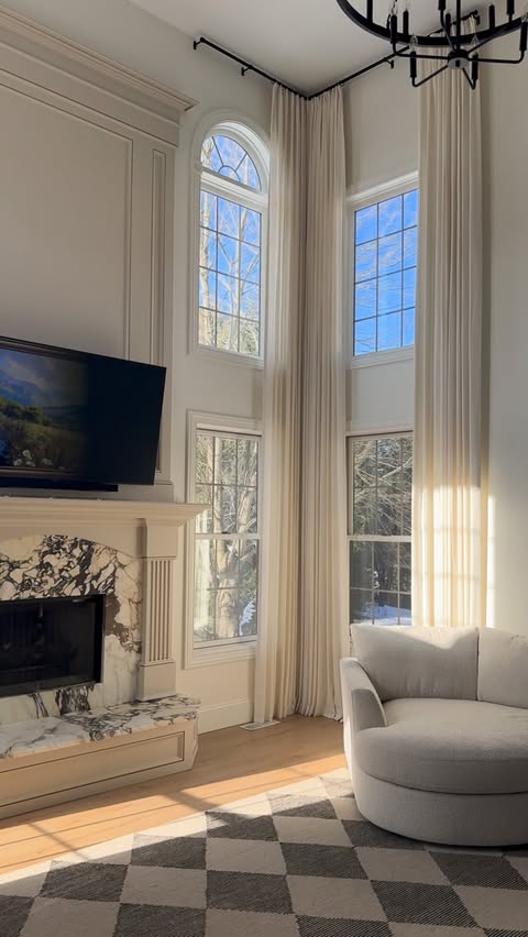 Instagram post by @homebyxi for Homerilla. Caption reads: Someone pinch me… because this room does not even....