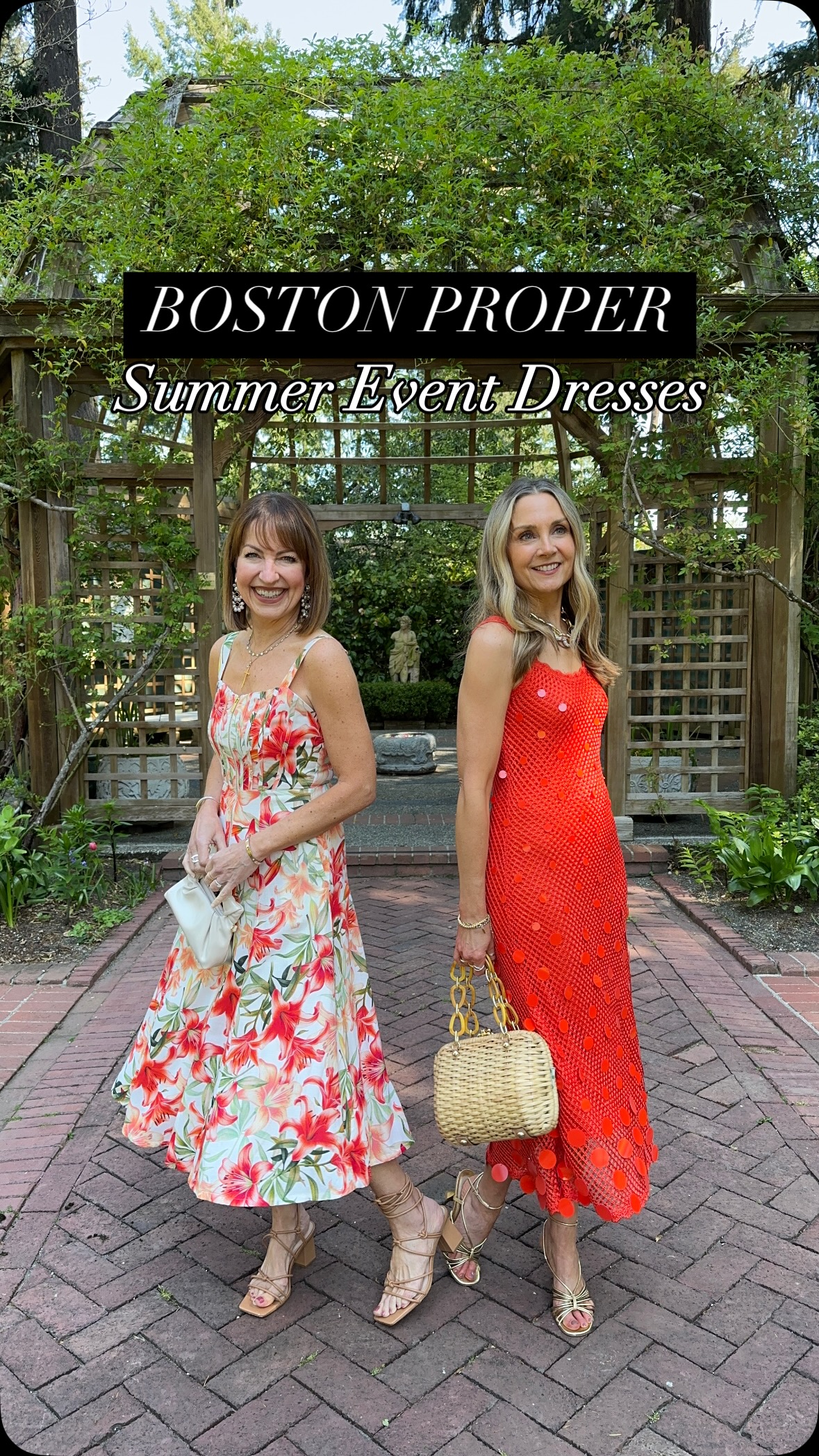 Instagram post by @lastseenwearing for Boston Proper. Caption reads: Comment SHOP for links!🌸 Our pretty....