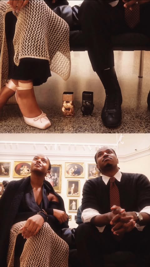 Instagram post by @jabari2.0 for Michael Kors. Caption reads: A tale of two 🔗 @michaelkors #MichaelKors [...].