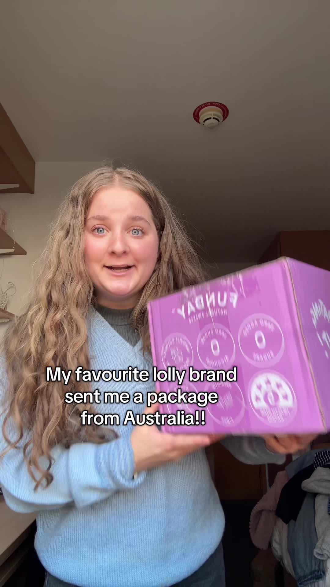 TikTok post by @ebonymaybakess for FUNDAY Natural Sweets. Caption reads: This made me so so happy and now I feel even more....