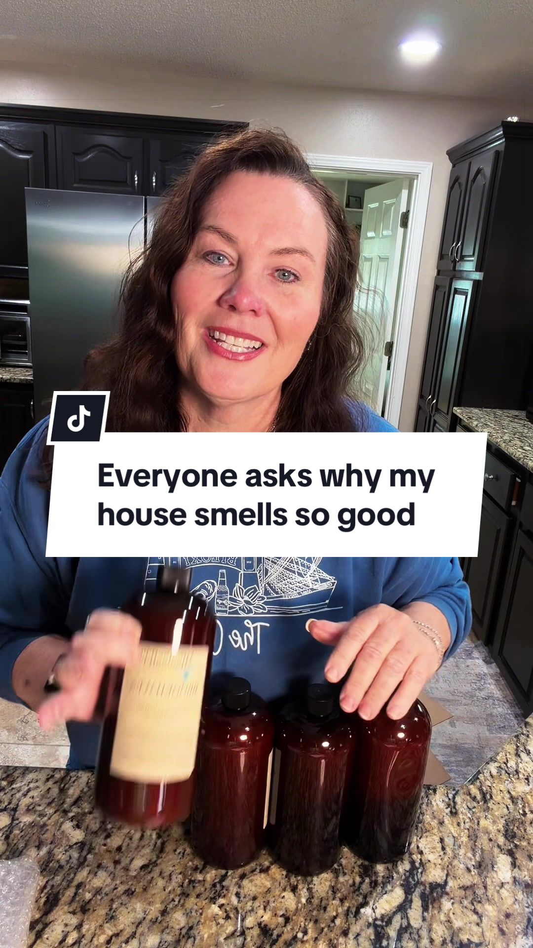 TikTok post by @thatgfreephotog for Mississippi Candle Co.. Caption reads: [...] #laundrydetergent #cleanhome....