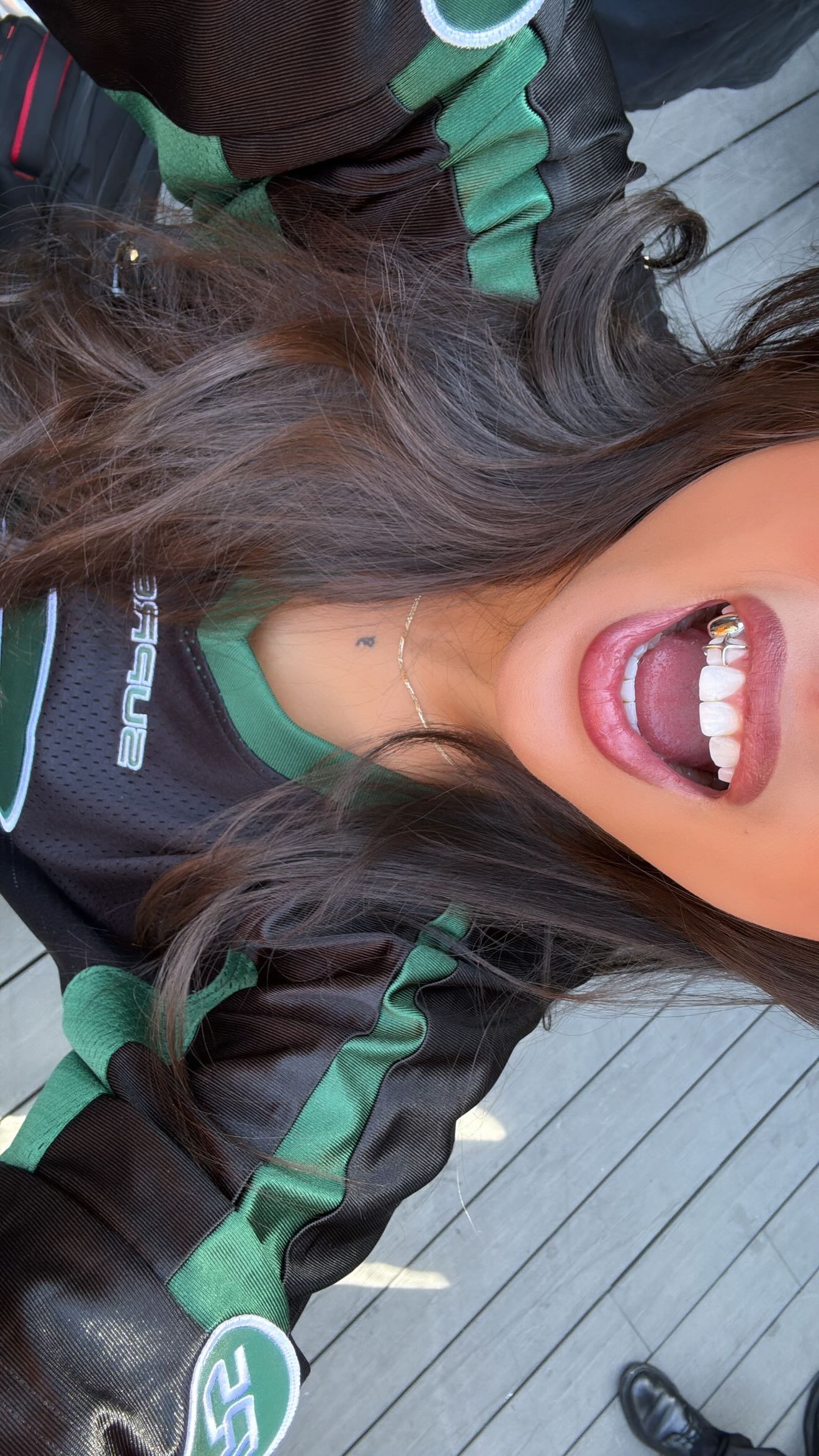 Instagram post by @jazzyagcaoili for StockX. Caption reads: Day 1, Martine Rose me downnnn 🌹 @stockx....