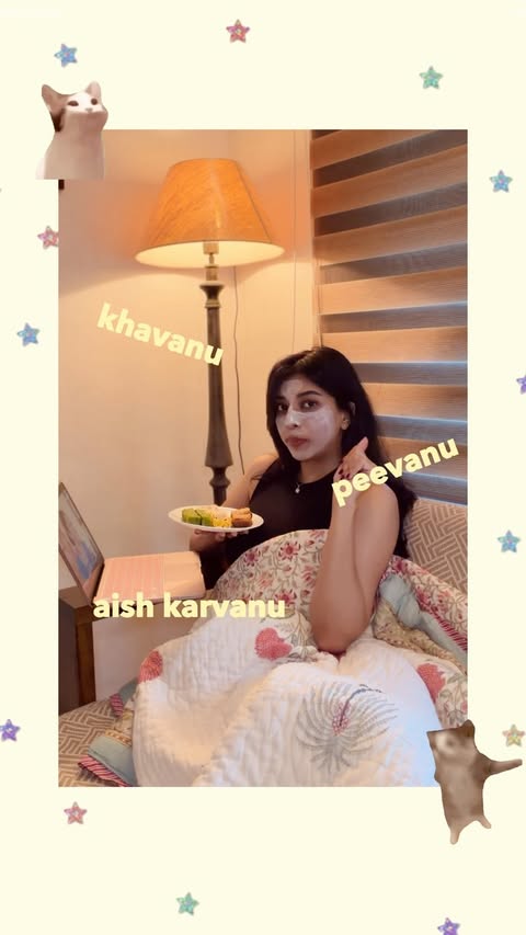 Instagram post by @hiasjournal for Zomato. Caption reads: khavanu & peevanu 🤝 zomato @zomato ( gujarati....