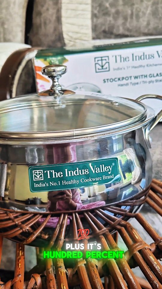 Instagram post by @rowdybabyamyra for The Indus Valley. Caption reads: Love cooking? Then you’re going to love this pot....