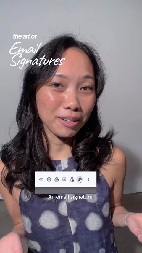 Instagram post by @kblyhung for Adobe Creative Cloud. Caption reads: [...] the perfect signoff, powered by....