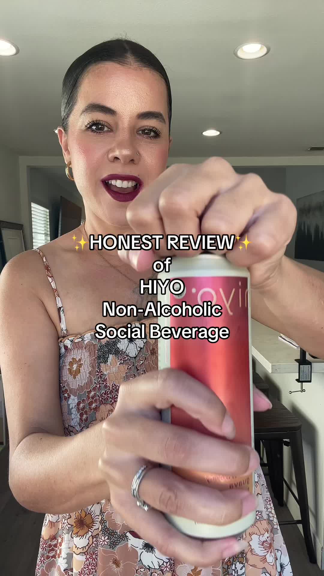 TikTok post by @ambernicolefashion for hiyo. Caption reads: [...] drink a lot or want to maybe drink less,....