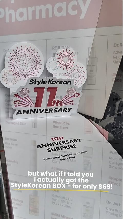 Instagram post by @makamemoir for MOIDA K-Beauty. Caption reads: StyleKorean BOX is finally here ✨ 19+ products in....