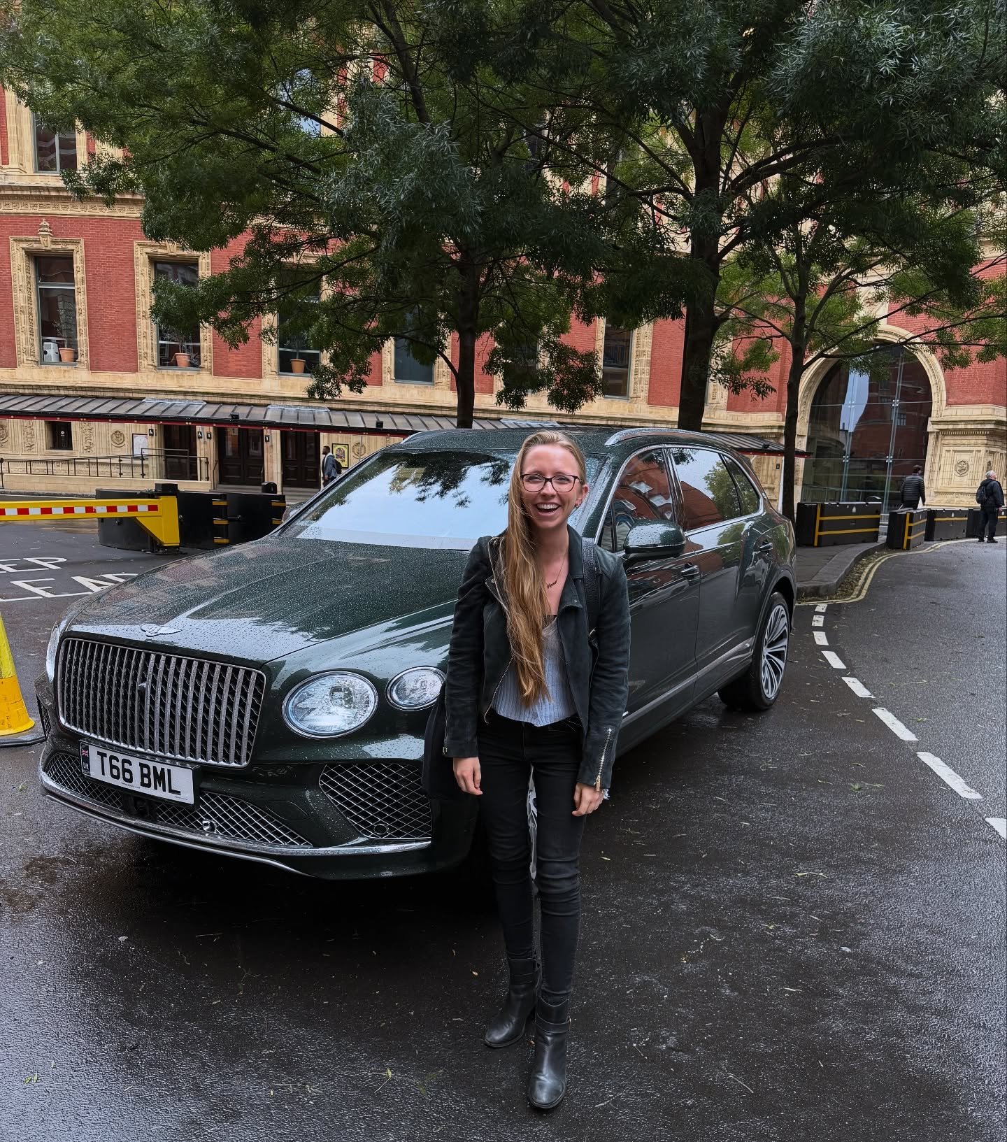 Instagram post by @annalapwoodorgan for Bentley Motors. Caption reads: So you know how I mentioned my need for a magic....