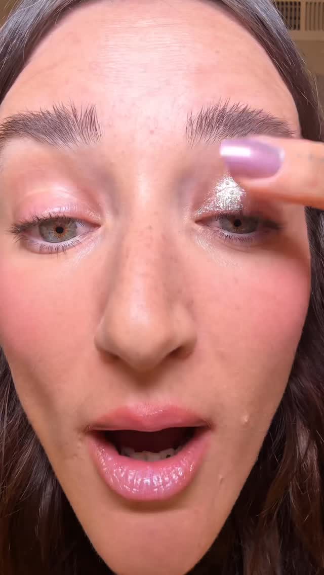 Instagram post by @donni.davy for Half Magic Beauty. Caption reads: What was your first reaction!? 😂.
