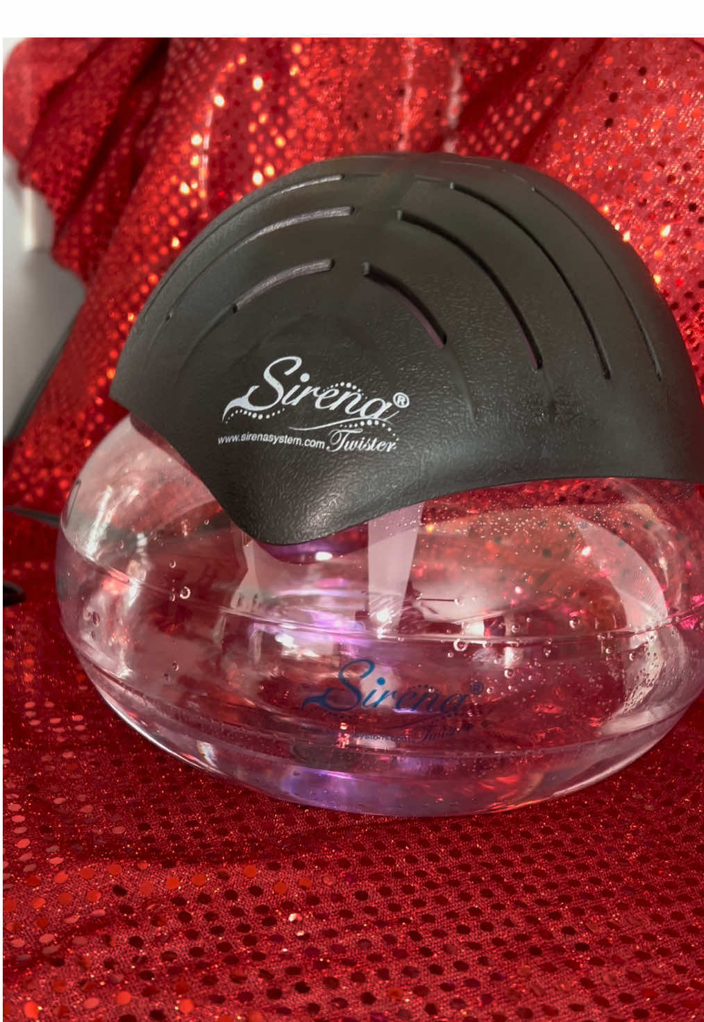 TikTok post by @glitteritall for Sirena System. Caption reads: When I say my house smells amazing and fresh, I’m....