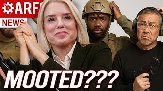 YouTube post by @ARFCOMNews for Vortex Optics. Caption reads: Bondi MOOTS GOA | L.A. Put On Notice .