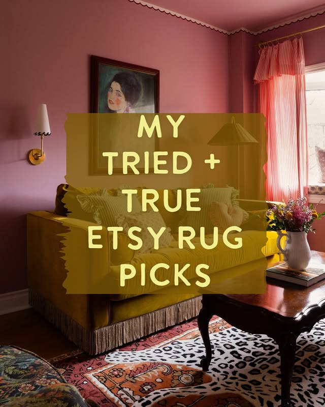 Instagram post by @alexandragater for etsy. Caption reads: @etsy has become my go-to over the years for [...].
