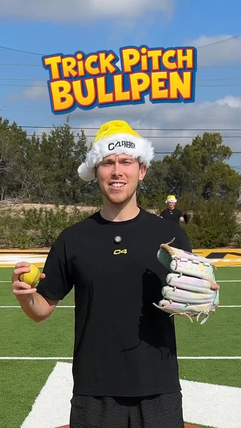 Instagram post by @clark_gilmore for C4 Energy. Caption reads: Getting TRICKY for Day 14 of @c4energy 31 days of....