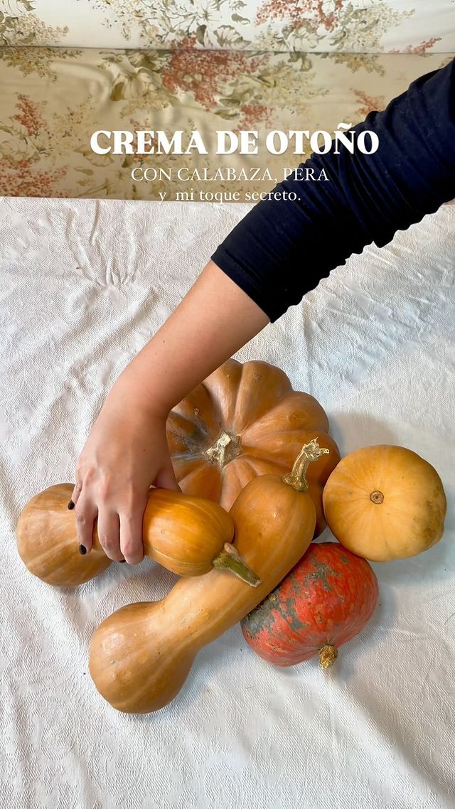 Instagram post by @mimitus for justspices. Caption reads: 🍂GUÁRDATE ESTÁ CREMA DE  OTOÑO🍂 Es la crema....