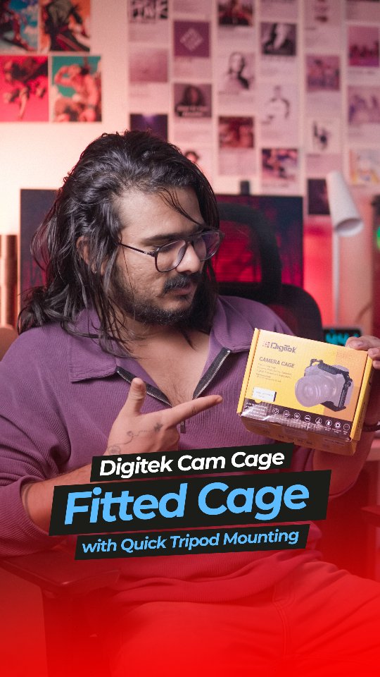 Instagram post by @veeru_speaks for Digitek. Caption reads: 🎥✨ Take your Sony ZVE-10 setup to the next....