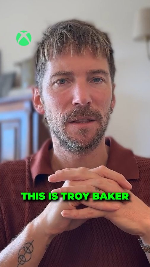 Instagram post by @dexerto for Xbox. Caption reads: Troy Baker blind ranks his own performances.