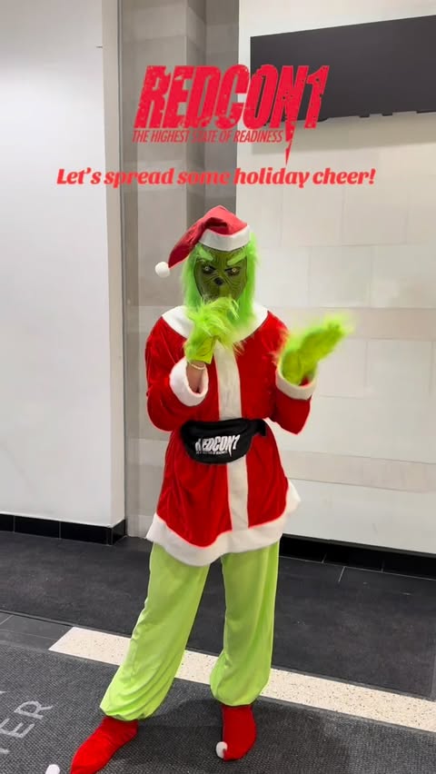 Instagram post by @lexytaylorbikinibody for REDCON1. Caption reads: [...] Grinch has a soft spot… especially for....
