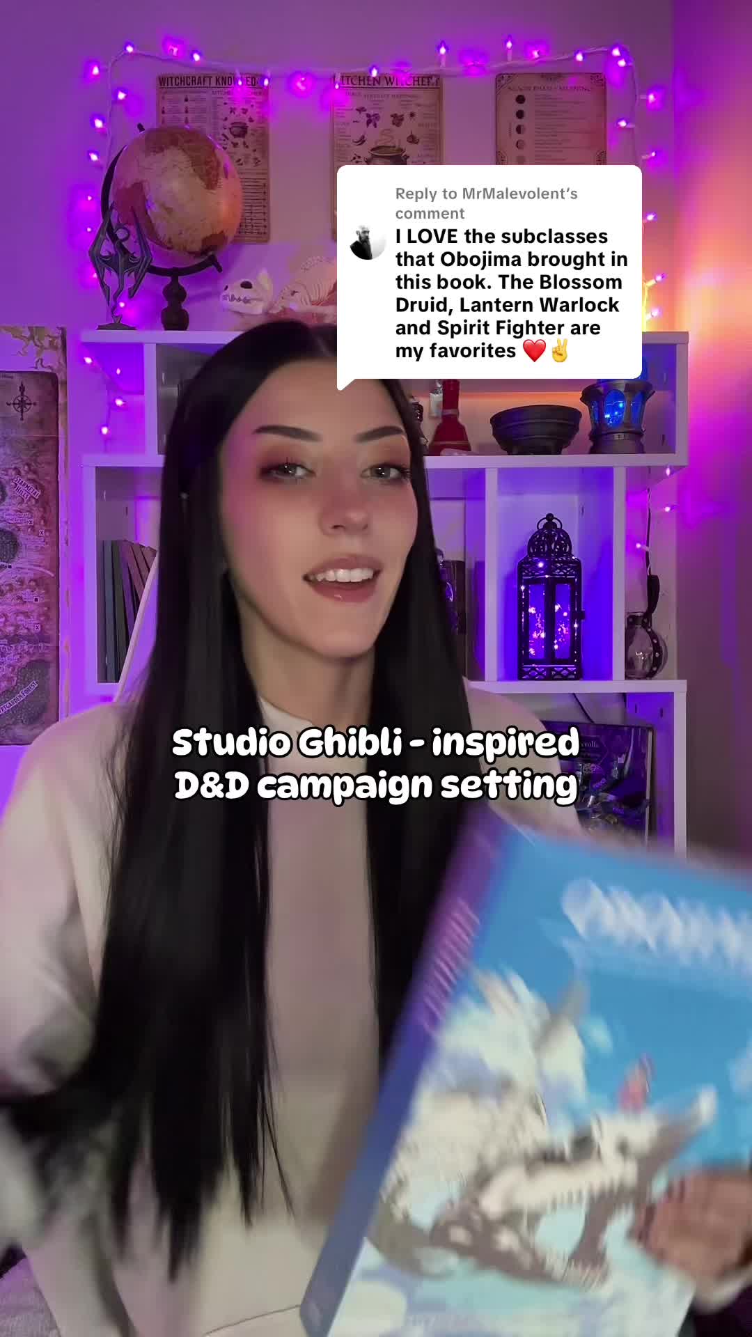 TikTok post by @rikkichuu for 1985 Games. Caption reads: [...] of my favorite worlds collide 😭💕✨ @1985....