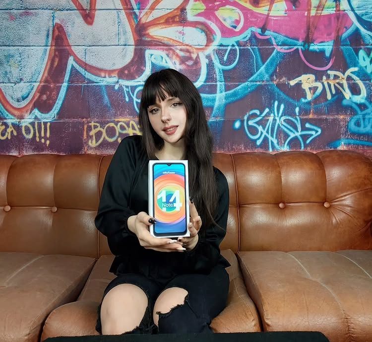 Instagram post by @ardenchan._ for Ulefone. Caption reads: [...] and see the review of the brand new Ulefone....