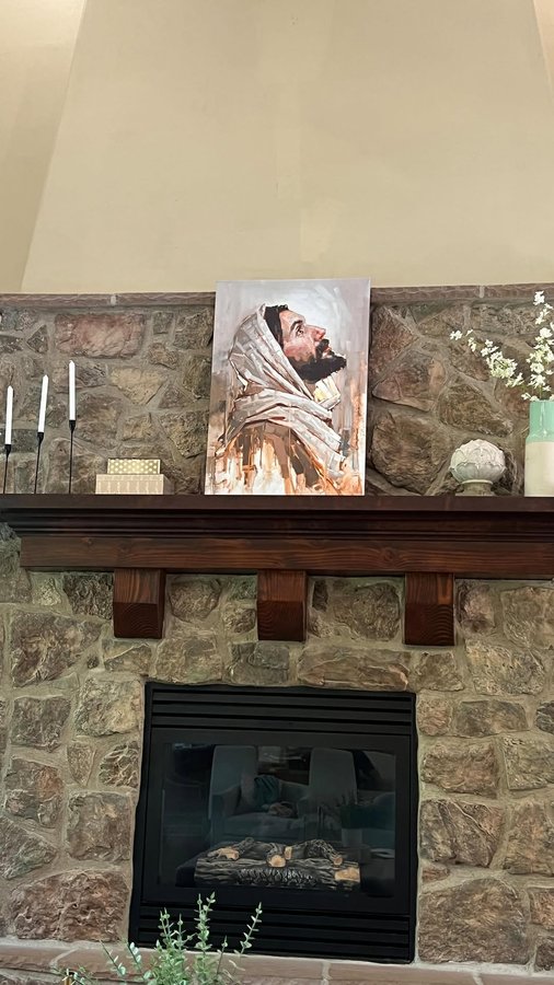 Instagram post by @aprilorgill for Havenlight. Caption reads: [...] much peace and comfort into our home.....