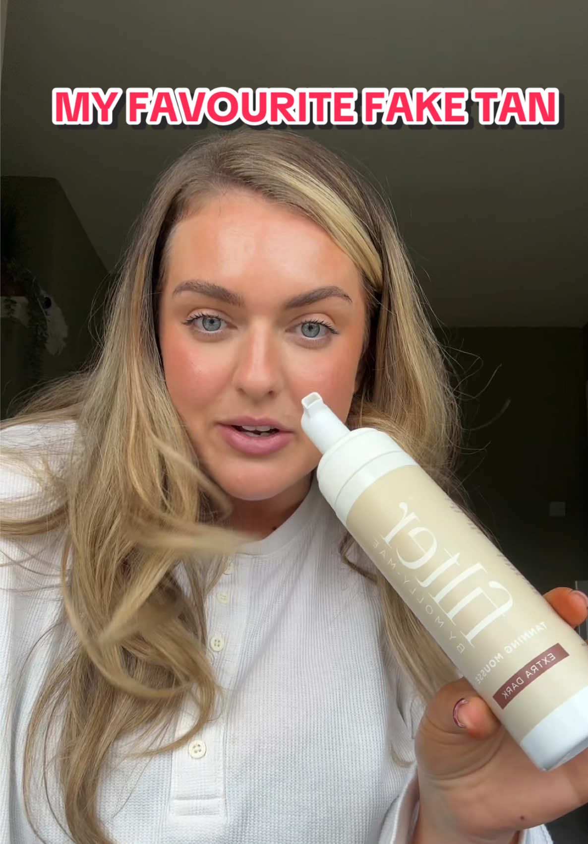 TikTok post by @lifewithlivs for FILTER BY MOLLY-MAE. Caption reads: My absolute favourite fake tan @filterbymollymae....