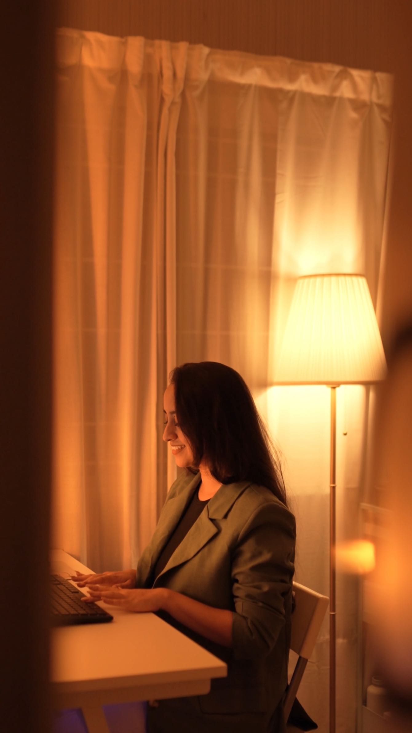 Instagram post by @the_tinted_palette for Wix. Caption reads: What started as simply sharing my paintings with....