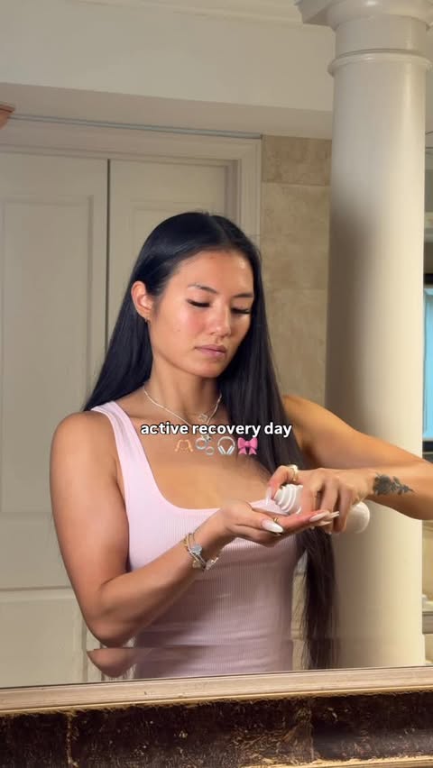 Instagram post by @marissamcnamara for NordicTrack. Caption reads: i used to always feel "guilty" when i would take a....