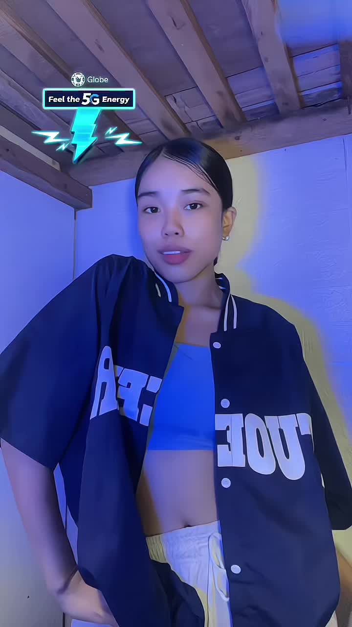 TikTok post by @potqtocheesecakes_13 for Globe Telecom. Caption reads: Feel the 5G Energy✨💙 @Globe Telecom #5GEnergyTok .