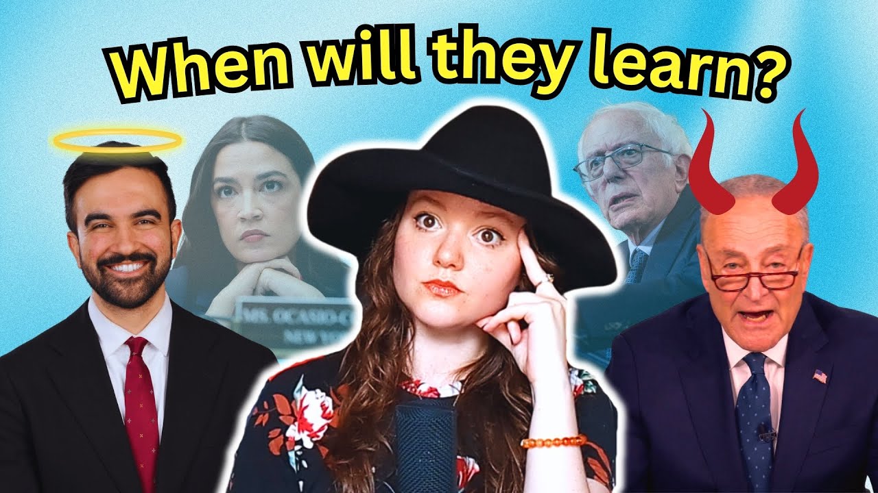 YouTube post by @happypancake234 for Feeding America. Caption reads: Is the Democratic Party TRYING to Lose?.