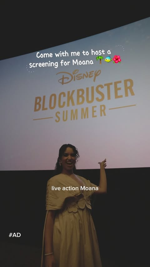 Instagram post by @lexdelvalle for Walt Disney Studios. Caption reads: #AD Now it’s your turn to go see Moana in theaters....