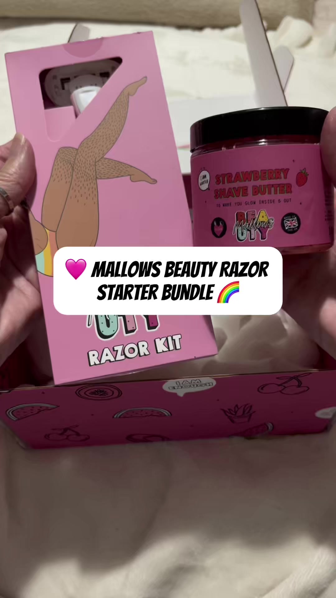 TikTok post by @shopwithsusanne for Mallows Beauty. Caption reads: [...] #shopwithsusanne @TikTok Shop UK....