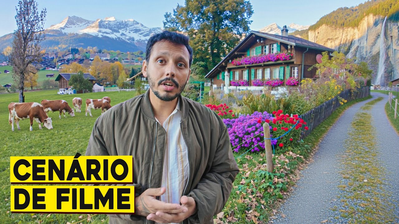 YouTube post by @Vousemvolta for Revolut. Caption reads: Switzerland is a true paradise on Earth..