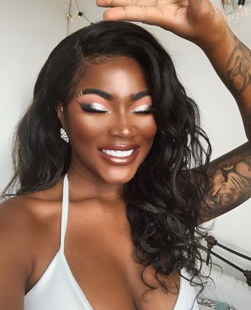 Instagram post by @shantaniabeckford for BH Cosmetics. Caption reads: [...] look for my bday month using @bhcosmetics....
