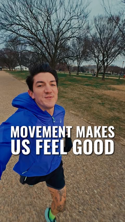 Instagram post by @r.oh.bee for ASICS. Caption reads: Not every run is about pace, mileage, or a finish....