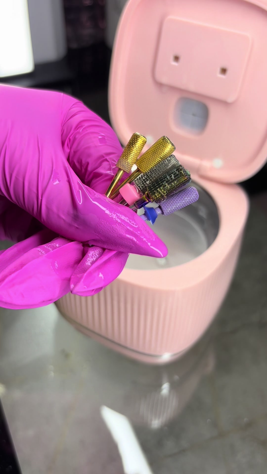 TikTok post by @prettyndivinebeauty for MelodySusie. Caption reads: the innovation >>>>> #nailproducts #nailtech....