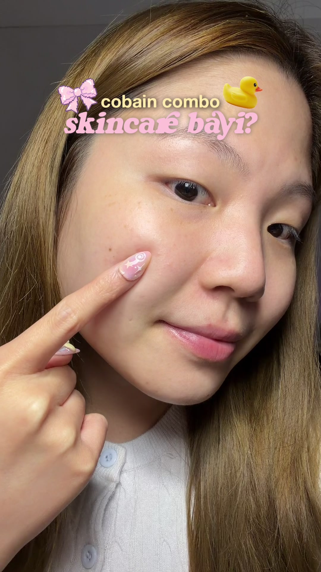 TikTok post by @yolanlimmm for Johnson’s Baby Indonesia. Caption reads: Skincare bayi ternyata sebagus ini?! @Johnson's....