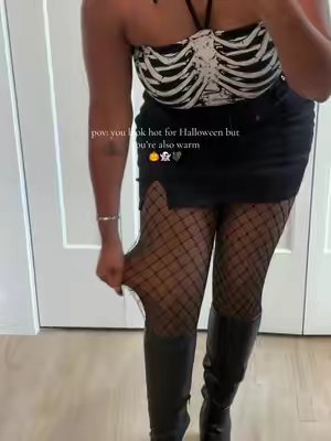 TikTok post by @pinspo.girl for SWEET MAYHEM. Caption reads: [...] the magic fleece lined leggings by @SWEET....