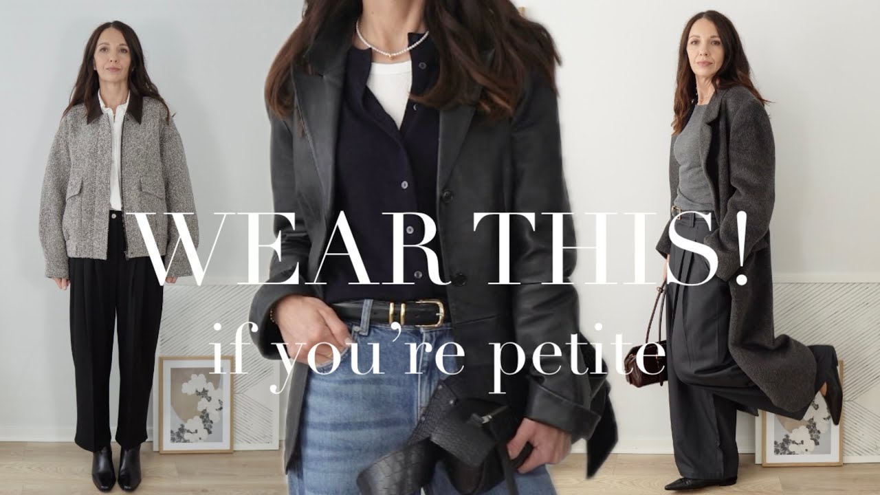 YouTube post by @SlowDownInStyle for Teddy Blake. Caption reads: THIS IS WHAT I WOULD WEAR IF I WAS PETITE!.
