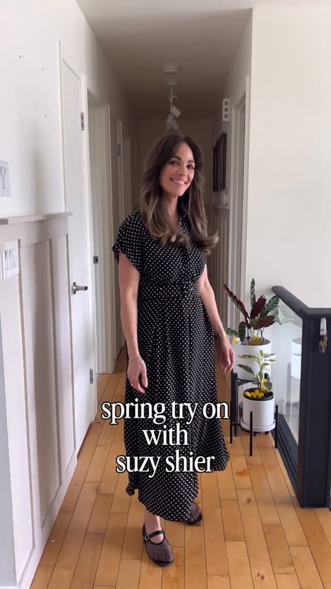 Instagram post by @the.cake.mama for Suzy Shier. Caption reads: Spring has sprung at Suzy Shier! ✨ So many cute....