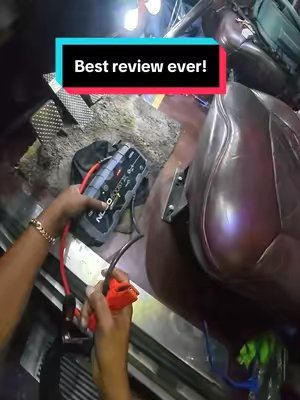 TikTok post by @presy_jay for Noco. Caption reads: [...] the best review you’ll ever see of the @noco....