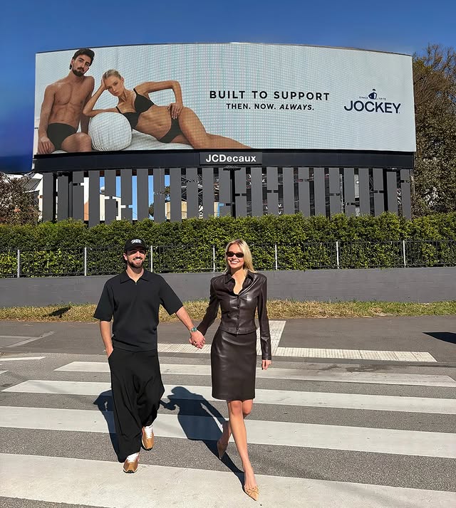 Instagram post by @annalisedalins_ for Jockey. Caption reads: Proud to officially join the @jockey_au family as....