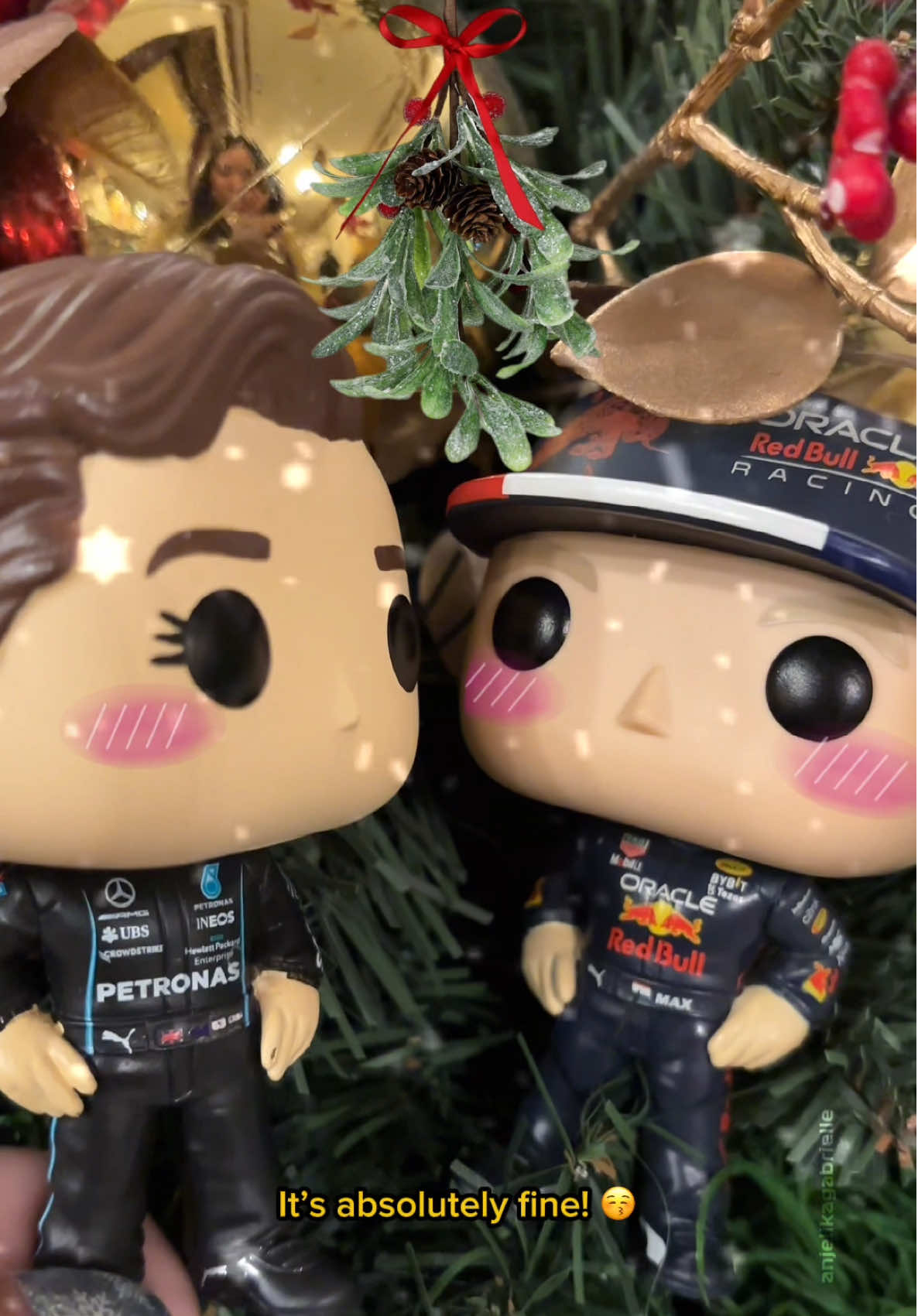 TikTok post by @anjelikagabrielle for Ferrari. Caption reads: Hope everyone had a Merry Chris— LESTAPPEN ANGST....