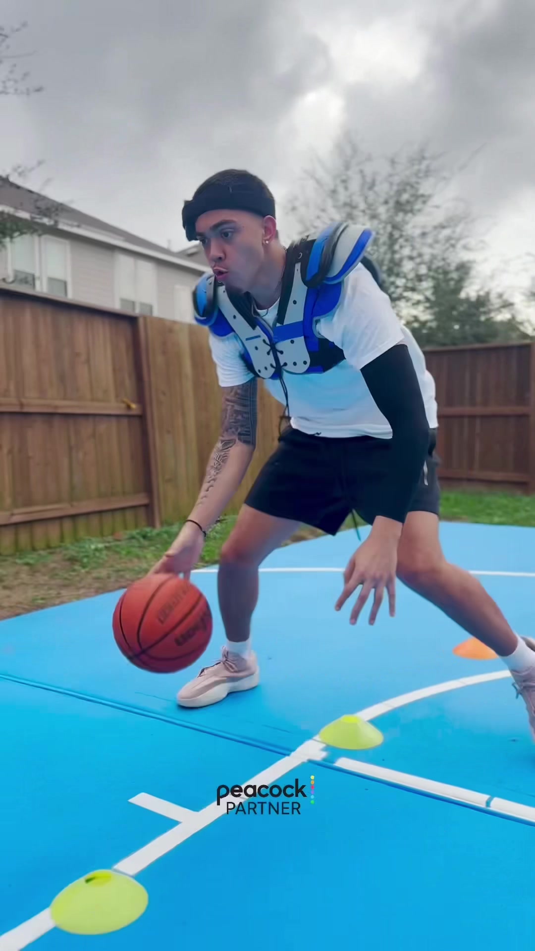 TikTok post by @jdubcustoms23 for Peacock TV. Caption reads: #PeacockPartner ❄ You don’t have to be a pro to....