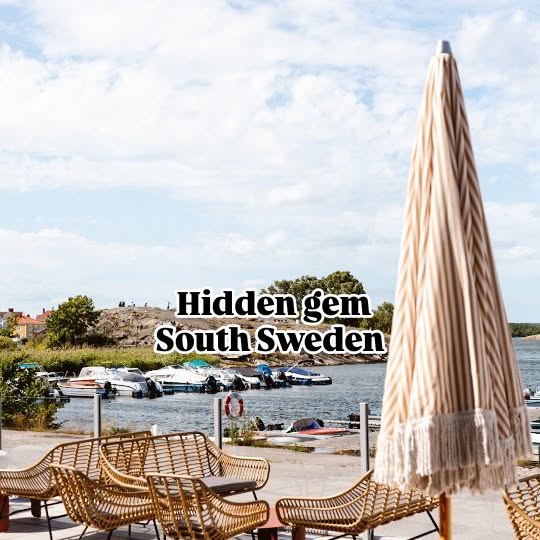 Instagram post by @manon.galama for Scandic. Caption reads: [...] most southern archipelago – This is Scandic....