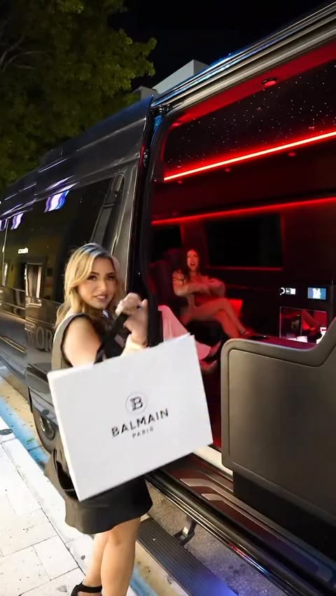 Instagram post by @shireeninstyle for Balmain. Caption reads: The invite said  @balmain × @kikiontheriver 
The....