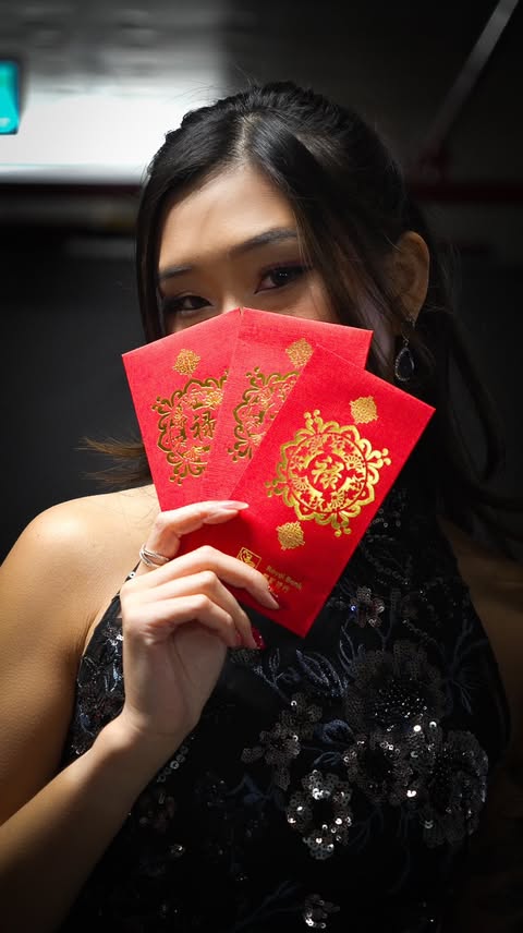 Instagram post by @samanthaatan for BMW. Caption reads: [...] the Horsepower. Happy Lunar New Year from....