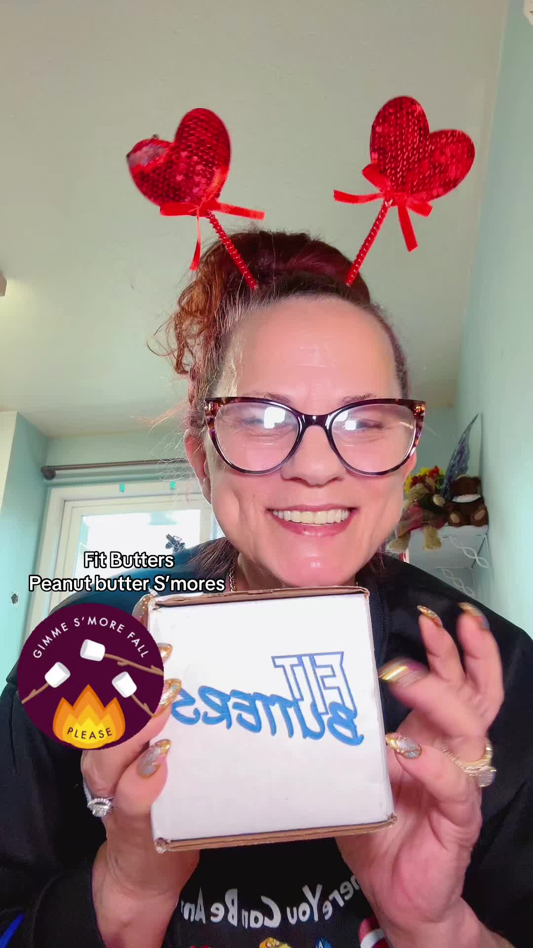 TikTok post by @dancingladycyndi for FIt Butters. Caption reads: @fitbutters #peanutbutter #peanutbutteraddict....