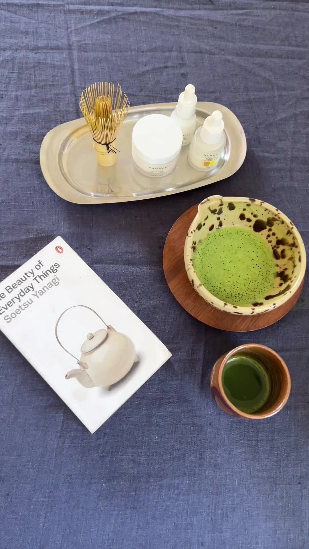 TikTok post by @soleil.fm for DAMDAM. Caption reads: [...] 🍵The Mochi Mochi Luminous Cream from....