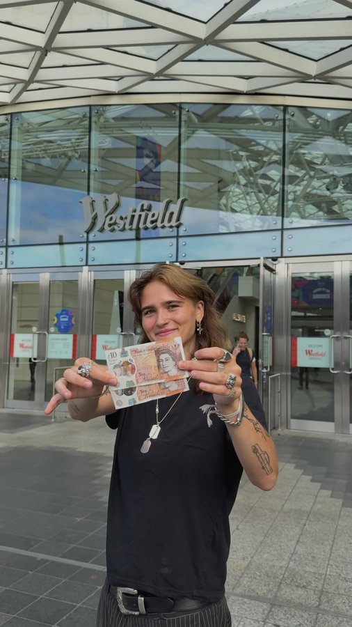 Instagram post by @thehandbooknews for Westfield London. Caption reads: How far will £20 really get you at....